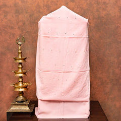 Handloom Kala Cotton Kurta Fabric With Mirror Work,  Handloom Kala Cotton Bottom Fabric & Handloom Kala Cotton Coloured Stripes With Hand Embroidery Dupatta