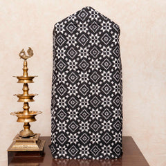 Handloom Cotton Telia Rumal Ikkat Kurta Fabric & Handloom Cotton Telia Rumal Dupatta