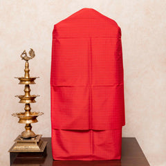 Handloom Cotton Silk Ikkat Kurta, Bottom Fabric & Handloom Mulberry Silk Dupatta