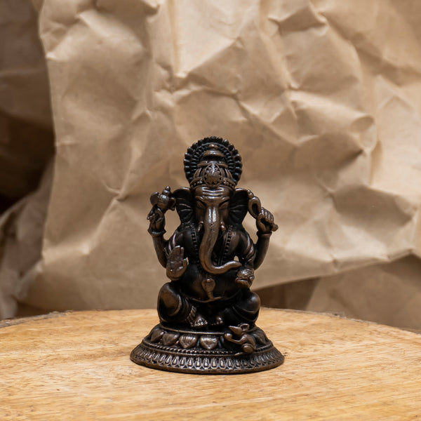 Copper Ganesha Idol