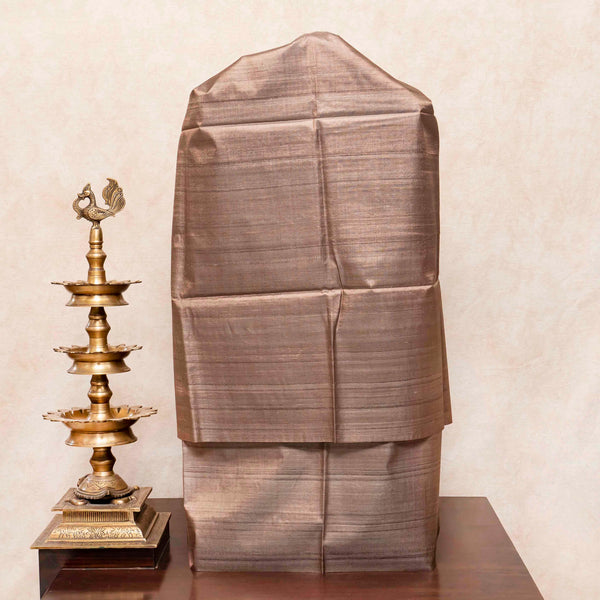 Handloom Tussar Silk Kurta, Bottom Fabric & Handloom Tussar Kutchi Weave Stole
