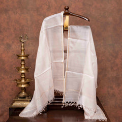 Handloom Cotton Silk Jamdani Suit Set with Kota Silk Dupatta