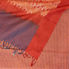 Handloom Cotton Ikkat Kurta, Bottom Fabric In Natural Dye & Handloom Natural Dye Cotton Ikkat Dupatta