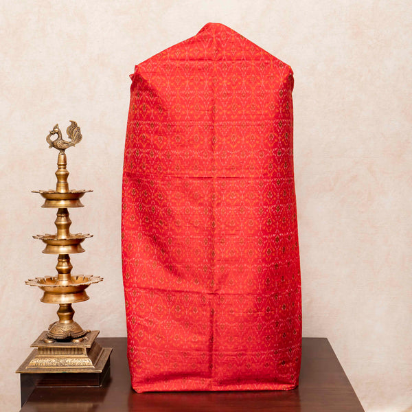 Handloom Raw Silk Ikkat Kurta Fabric & Handloom Mulberry Silk Dupatta