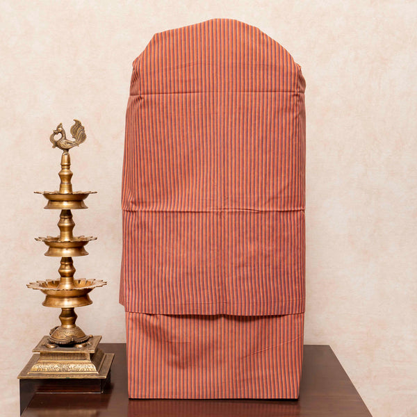 Handloom Cotton Ikkat Kurta, Bottom Fabric In Natural Dye & Handloom Natural Dye Cotton Ikkat Dupatta