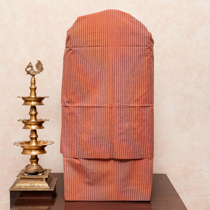 Handloom Cotton Ikkat Kurta, Bottom Fabric In Natural Dye & Handloom Natural Dye Cotton Ikkat Dupatta