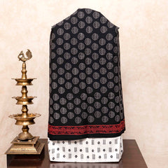 Cotton Hand Block Kurta Fabric, Cotton Hand Block Bottom Fabric & Mangalgiri Cotton Hand Block Dupatta