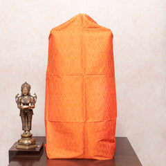 Handloom Raw Silk Pochampally Kurta Fabric With Pochampally Ikkat Silk Dupatta
