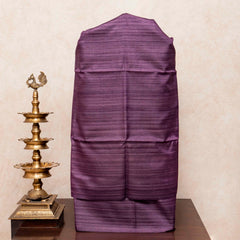 Handloom Khadi Silk Kurta, Bottom Fabric & Tussar Silk Dupatta With Kantha Hand Embroidery