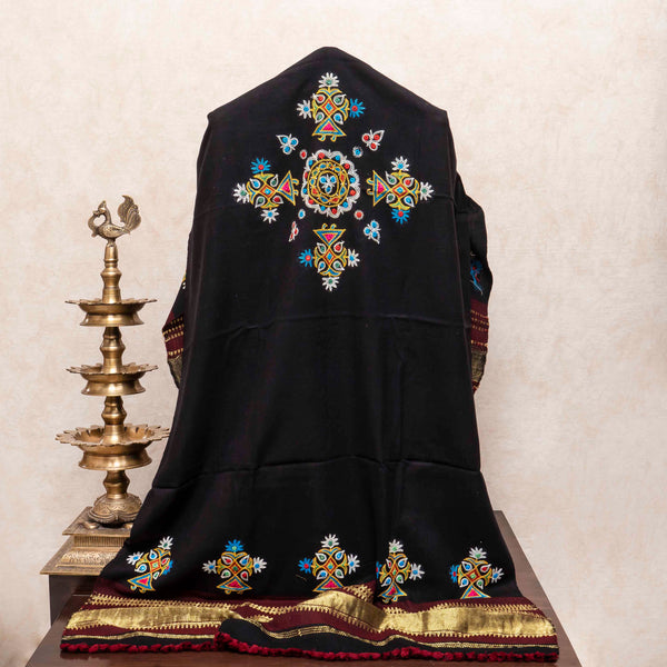 Zari Nakshi Handcrafted Heritage Shawl