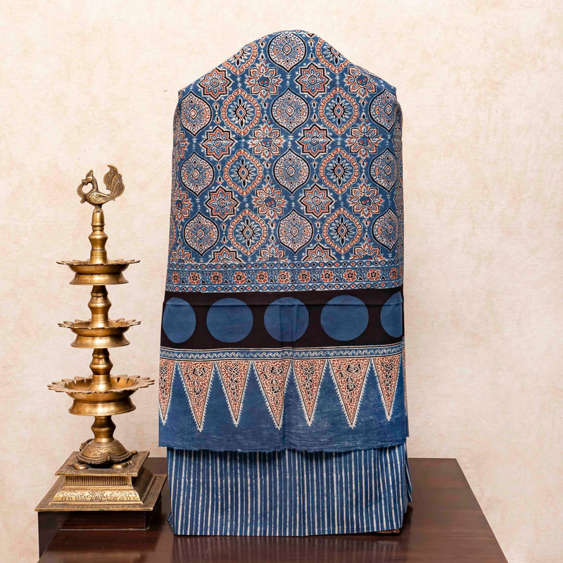 Ajrakh Hand Block Cotton Suit Set