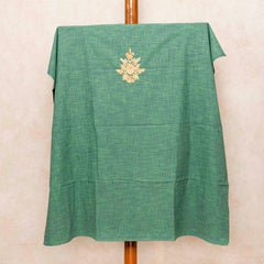 Handloom Mangalgiri Cotton Kaftan With Kashmiri Hand Embroidery (Free size)