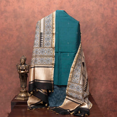 Tejalika – Handloom Cotton & Ajrakh Chanderi Grace